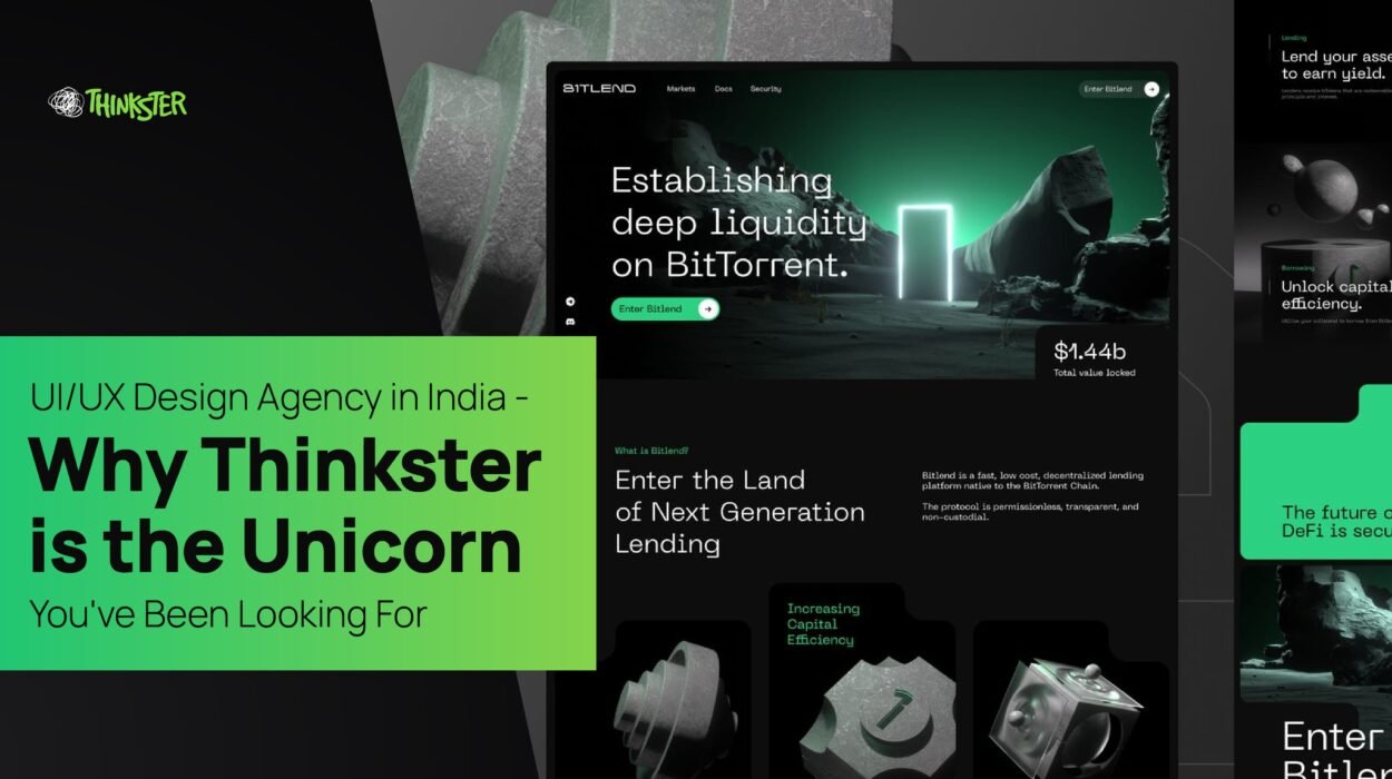 Thinkster UI/UX Design Agency in India – Blog Cover Graphic