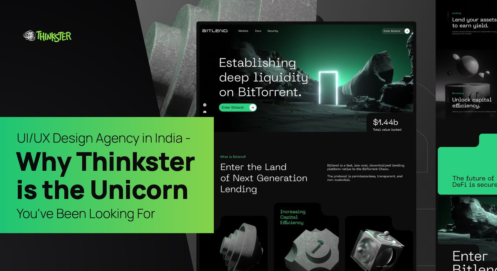 Thinkster UI/UX Design Agency in India – Blog Cover Graphic