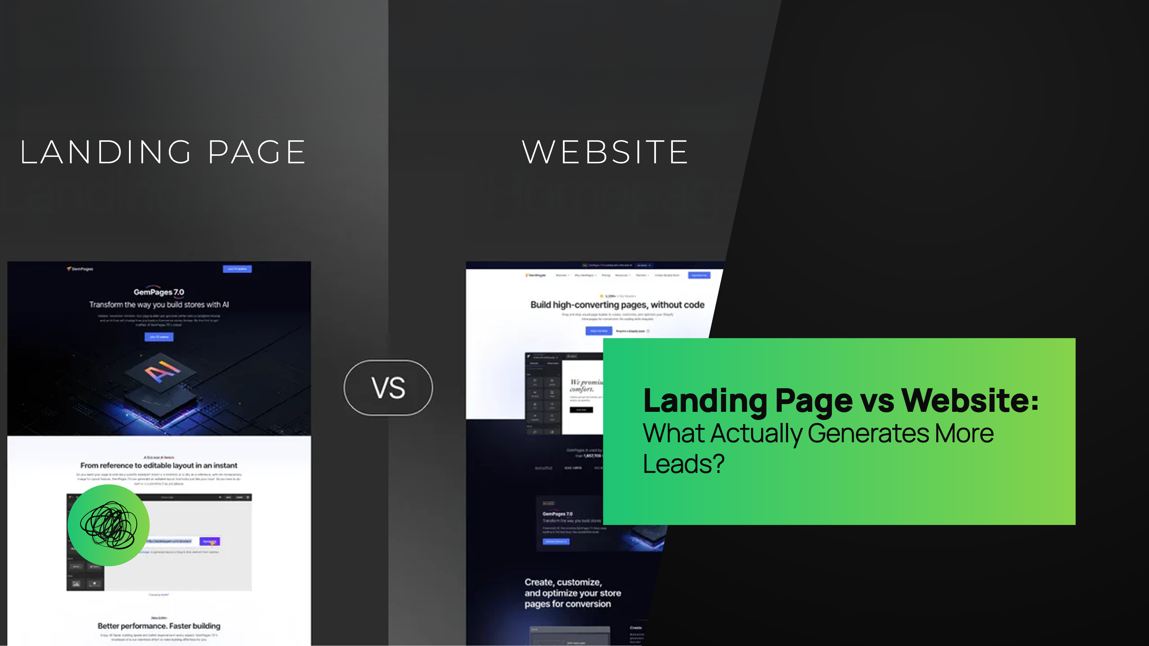 Landing Page vs Website What Actually Generates More Leads
