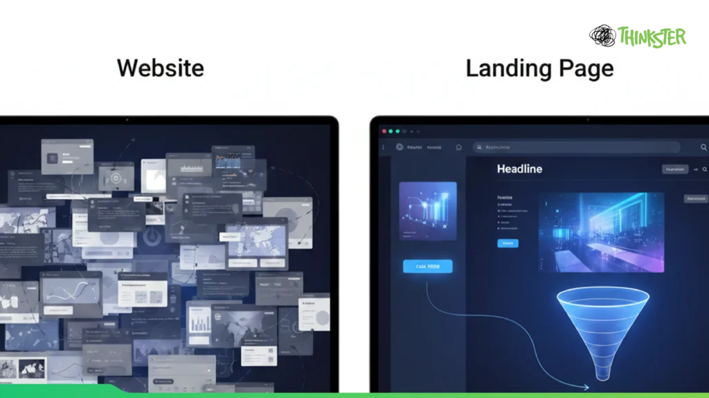 Landing Page vs Website Which One Generates More Leads